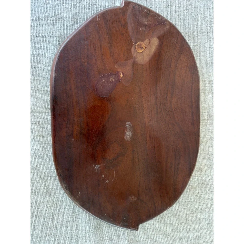 Hand carved vintage fish Sushi Serving Tray 15.5